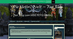 Desktop Screenshot of metin2blog.de